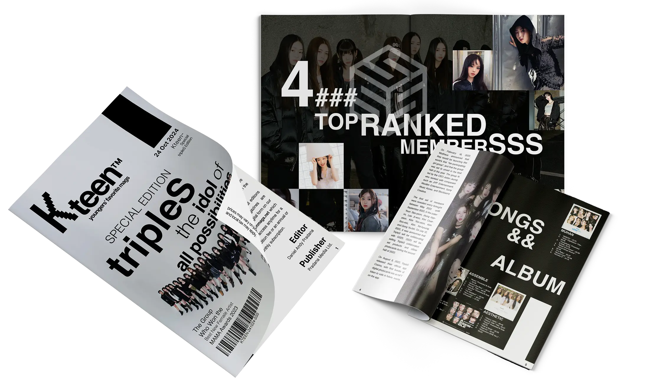 Editorial Design Image TripleS